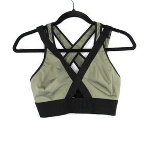 Zella Body V Chest Sports Bra Criss Cross Back S